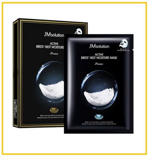 JMSOLUTION 肌司研燕窩面膜 ACTIVE BIRD'S NEST MOISTURE MASK 10PCS