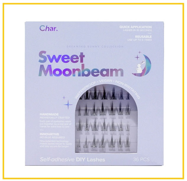 CHAR 免膠水假眼睫毛白月光 SWEET MOONBEAM 36PCS