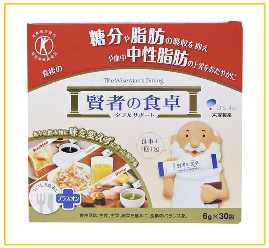 OTSUKA 賢者之食卓膳食纖維10日份 THE WISE MAN'S DINING FOR 10 DAYS 6G X30