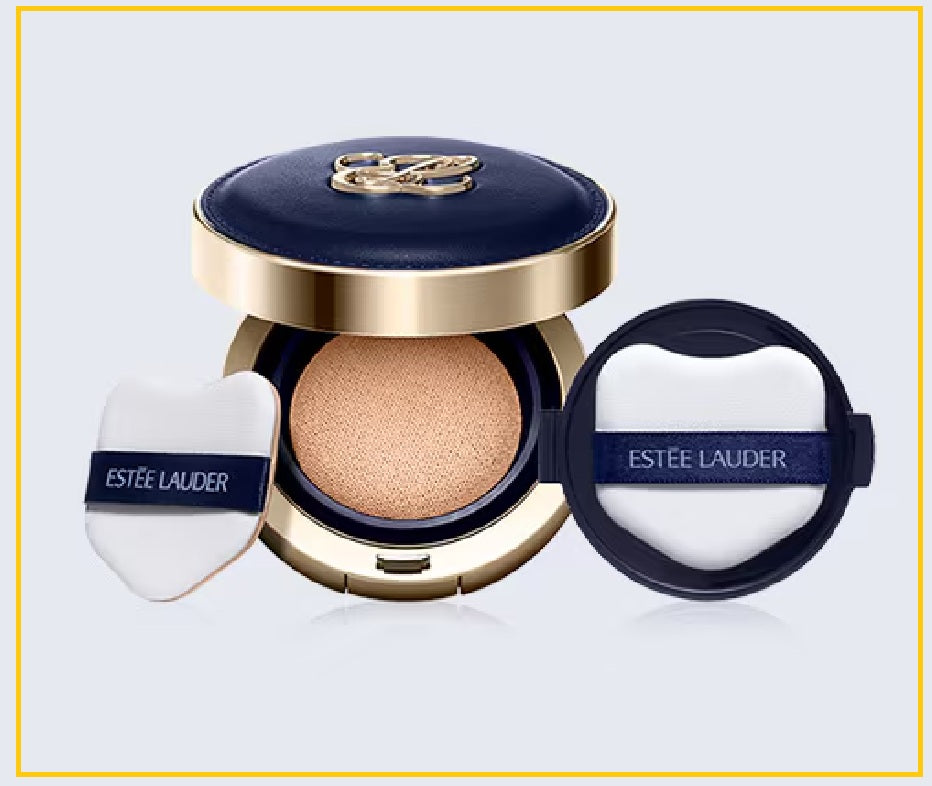 ESTEE LAUDER 雅詩蘭黛輕透持妝藍色圓氣墊及替換裝 DOUBLE WEAR SECOND SKIN BLUR CUSHION MAKEUP SPF 25 PA+++ & REFILL #1W1 / #2C0 24G