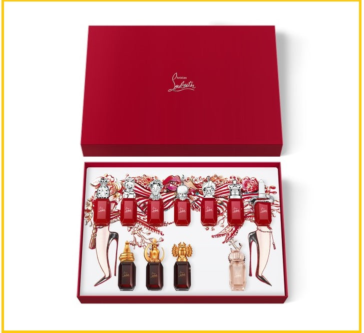 CHRISTIAN LOUBOUTIN 蘿蔔丁迷你香水套裝 LOUBIWORLD MINIATURES 11PCS DUO SET