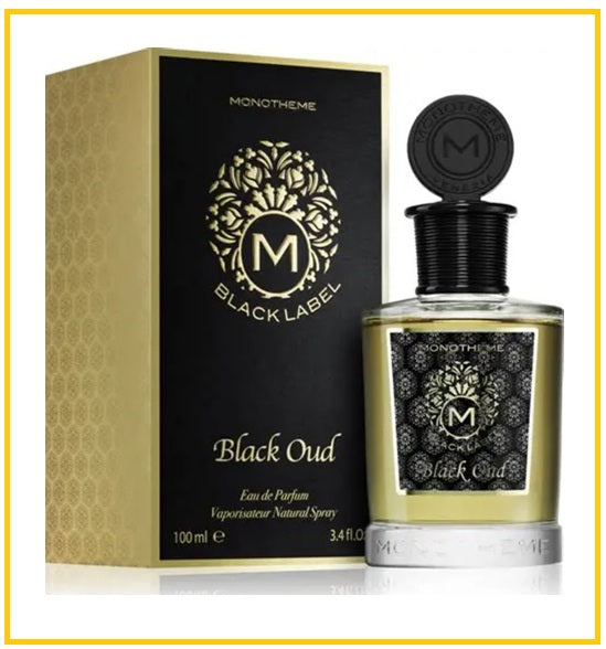 MONOTHEME 吟遊詩人黑烏木沉香中性淡香精香水 BLACK LABEL BLACK OUD EDP 100ML