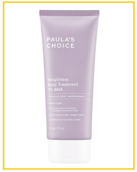 PAULA'S CHOICE 寶拉珍選2%水楊酸身體乳 WEIGHTLESS BODY TREATMENT 2% BHA 210ML