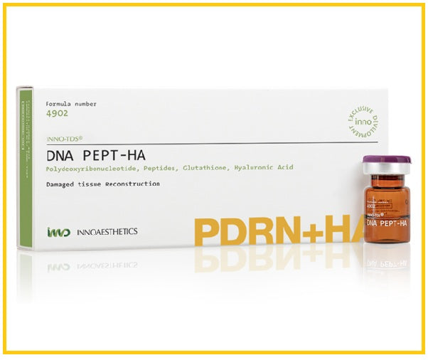 INNOAESTHETICS INNO-TDS DNA PEPT-HA VIAL Baby Hyaluronic Acid Serum 2.5ML X4