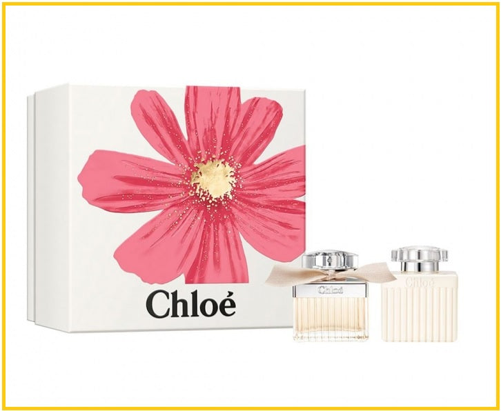 CHLOE 蔻依經典同名肉絲帶禮盒套裝 SIGNATURE DUO SET (EDP 50ML + BODY LOTION 100ML)