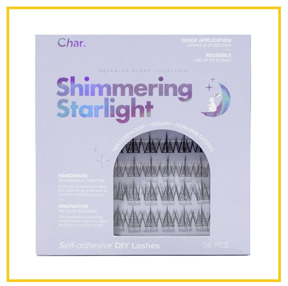 CHAR 免膠水假眼睫毛三部曲 SHIMMERING STARLIGHT 36PCS