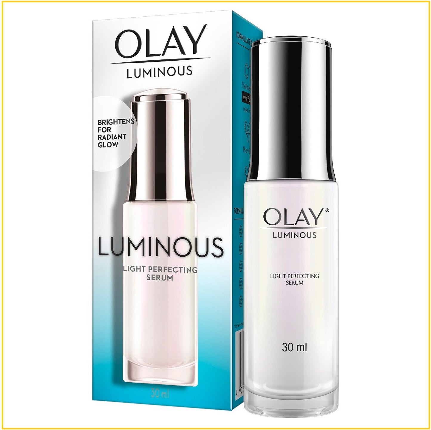 OLAY LUMINOUS LIGHT PERFECTING SERUM 30ML (Little White Bottle Serum)
