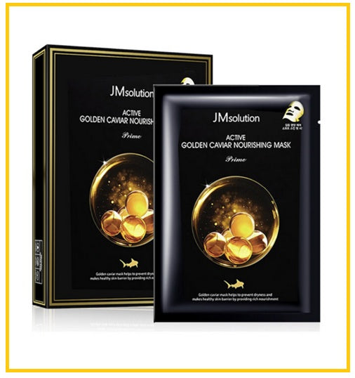 JMSOLUTION 肌司研魚子醬滋養面膜 GOLDEN CAVIAR NOURISHING MASK 10PCS