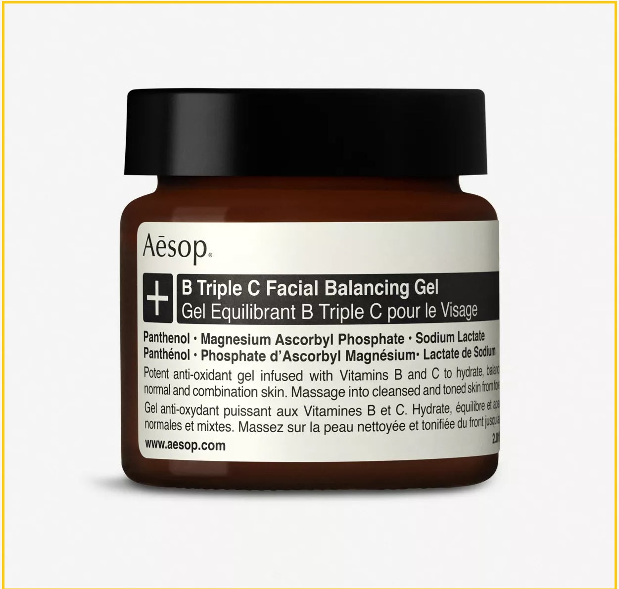 AESOP B TRIPLE C FACIAL BALANCING GEL 60ML B三倍C肌膚調理凝露