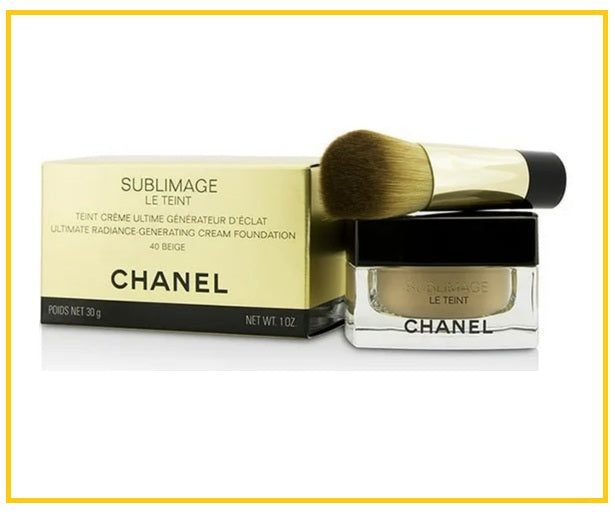 CHANEL 香奈兒奢華精萃粉底霜 SUBLIMAGE LE TEINT ULTIMATE RADIANCE GENERATING CREAM FOUNDATION #10 BEIGE / #40 BEIGE 30G