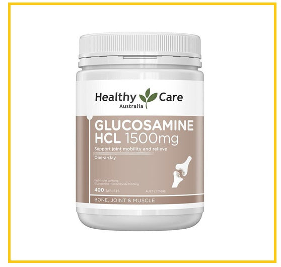 HEALTHY CARE 葡萄糖胺維骨力400粒 GLUCOSAMINE HCL 1500MG 400 TABLETS
