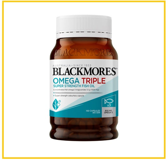 BLACKMORES 澳佳寶無味三倍濃縮深海魚油150粒 TRIPLE CONCENTRATED ODOURLESS DEEP SEA FISH OIL 150 CAPSULES