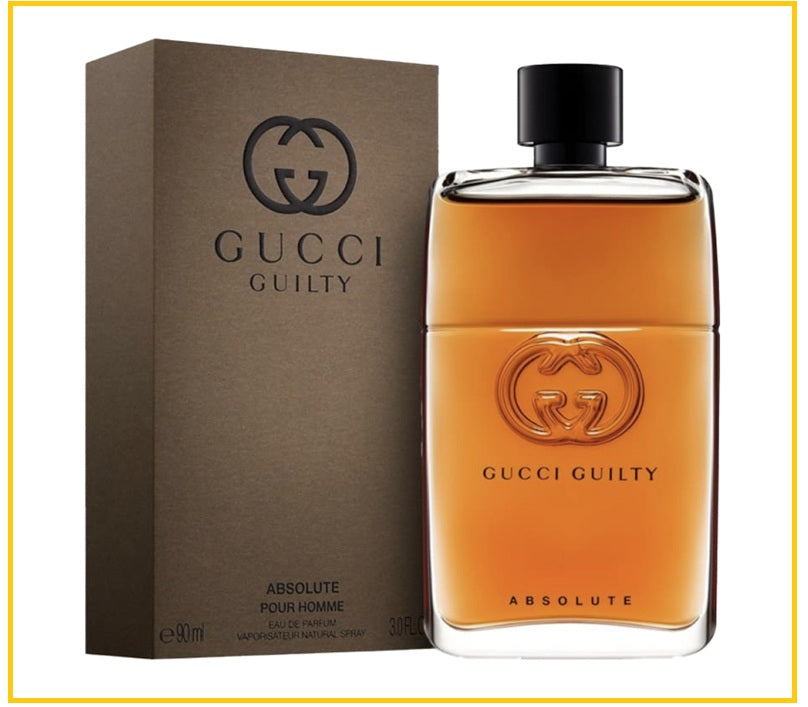 GUCCI 古馳罪愛絕對男性淡香精香水 GUILTY ABSOLUTE POUR HOMME EDP 50ML / 90ML