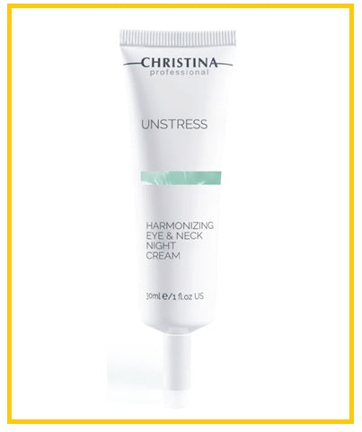 CHRISTINA 科蘊蘭乳酸菌肌活修護眼頸晚霜 UNSTRESS HARMONIZING NIGHT CREAM EYE & NECK 30ML