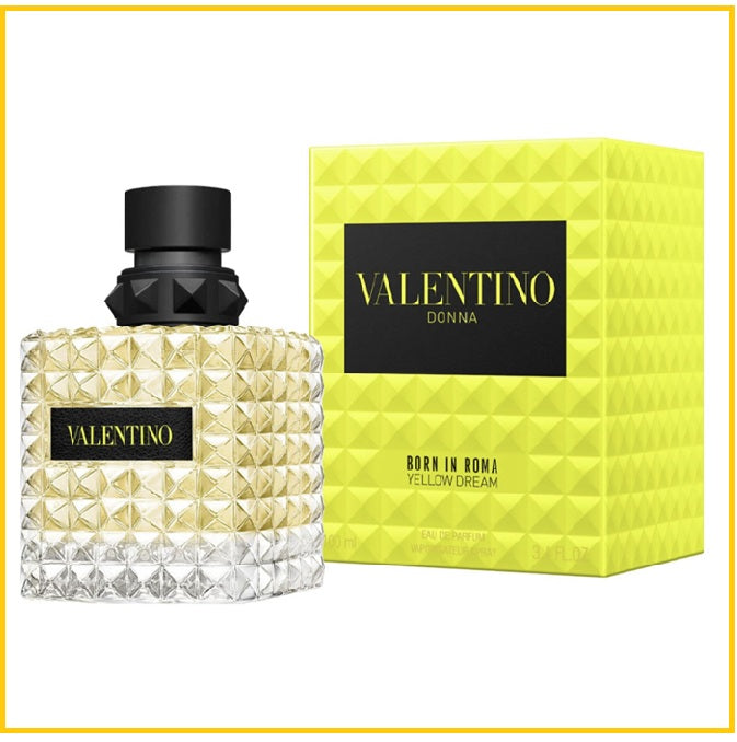 VALENTINO 華倫天奴白日玫瑰熱情邂逅與回憶淡香精香水 BORN IN ROMA YELLOW DREAM DONNA EAU DE PARFUM 100ML