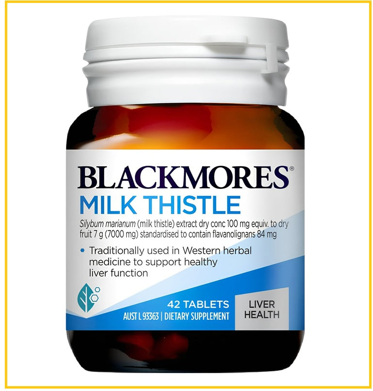 BLACKMORES 澳佳寶奶薊護肝精華42粒 MILK THISTLE SUPPORT HEALTHY LIVER 42 TABLETS