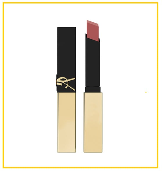 YVES SAINT LAURENT 聖羅蘭絕色時尚啞緻小金條口紅唇膏 YSL ROUGE PUR COUTURE THE SLIM LEATHER MATTE LIPSTICK #1966 / #1977 / #21 / #23 / #28 2.2G