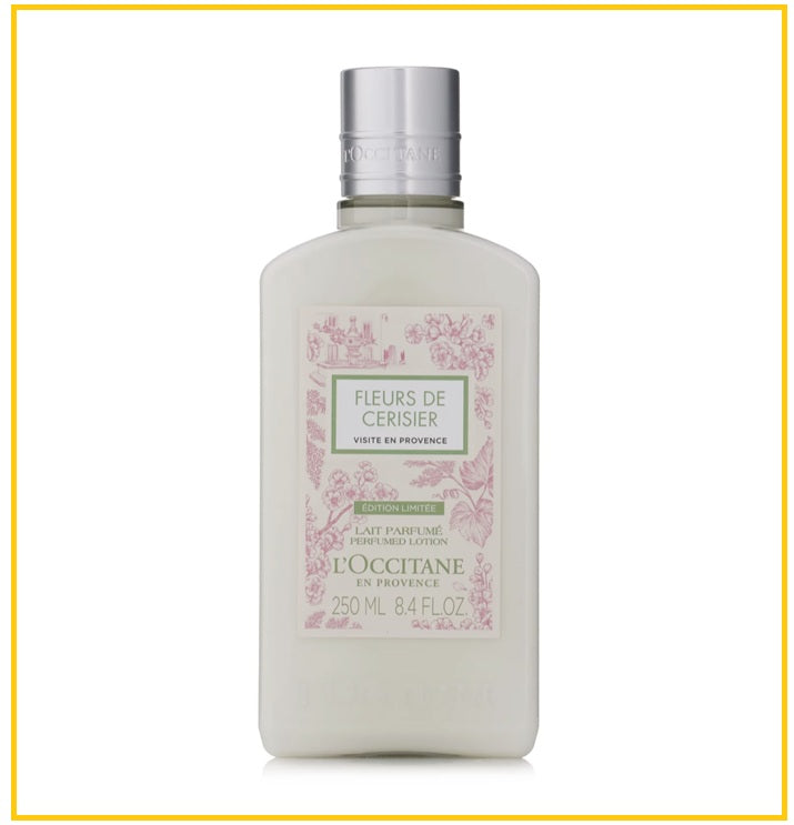 L'OCCITANE 歐舒丹青提戀花櫻花潤膚身體乳 LOCCITANE FLEURS DE CERISIER VISITE EN PROVENCE BODY LOTION 250ML