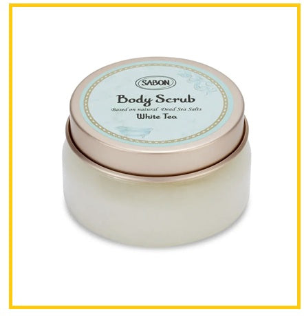 SABON 身體磨砂膏白茶 WHITE TEA BODY SCRUB 60G