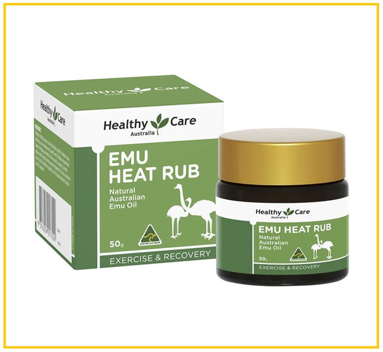 HEALTHY CARE 鴯鶓油痠痛萬用膏 EMU HEAT RUB 50G