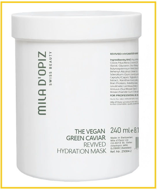 MILA D'OPIZ 米拉綠魚子海藻保濕舒敏面膜 THE VEGAN GREEN CAVIAR REVIVED HYDRATION MASK 240ML