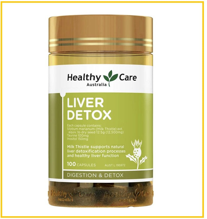 HEALTHY CARE 奶薊草精華護肝排毒膠囊100粒裝 LIVER DETOX 100 CAPSULES