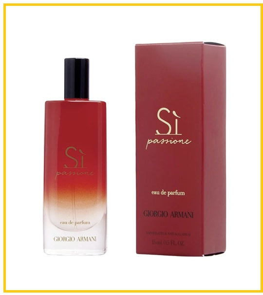 GIORGIO ARMANI 阿瑪尼紅色摯愛香水 SI PASSIONE EAU DE PERFUME 15ML