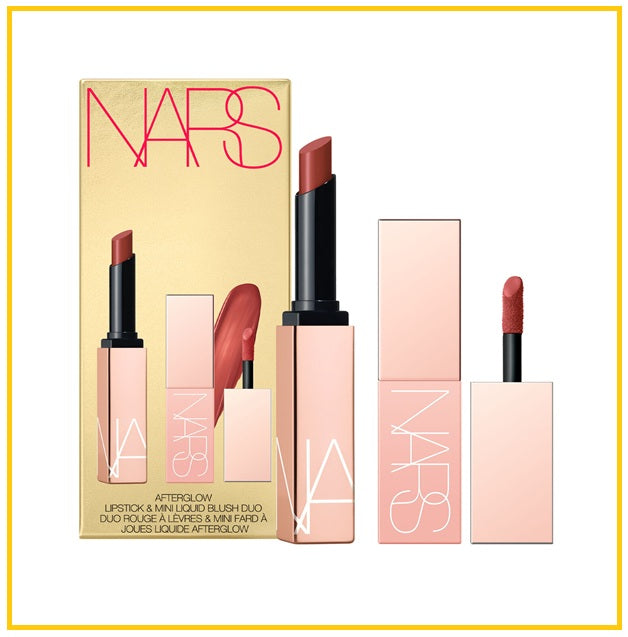 NARS 納斯粉金唇膏唇釉套裝 AFTERGLOW LIPSTICK & MINI LIQUID BLUSH DUO SET