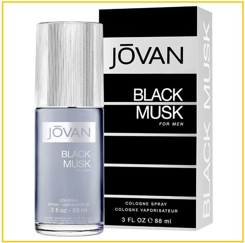 JOVAN 傑班麝香男士古龍水香水 BLACK MUSK FOR MAN EDC 88ML