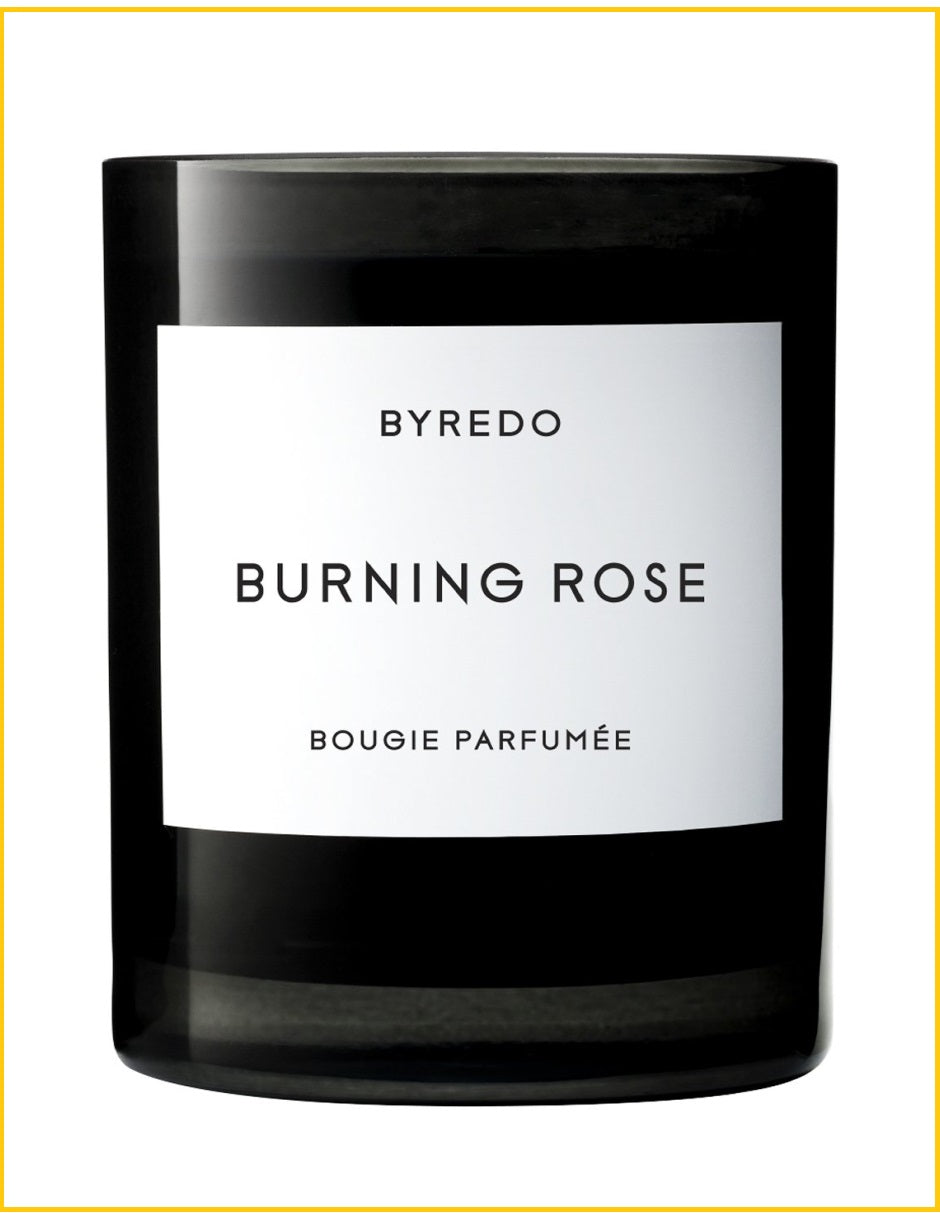 BYREDO SCENTED CANDLE #BOHEMIA / #FLEUR FANTOME / #COTTON POPLIN / #SYMPHONIQUE / #SUMMER RAIN / #BURNING ROSE 240G Moisturizing Room Fragrance Candle