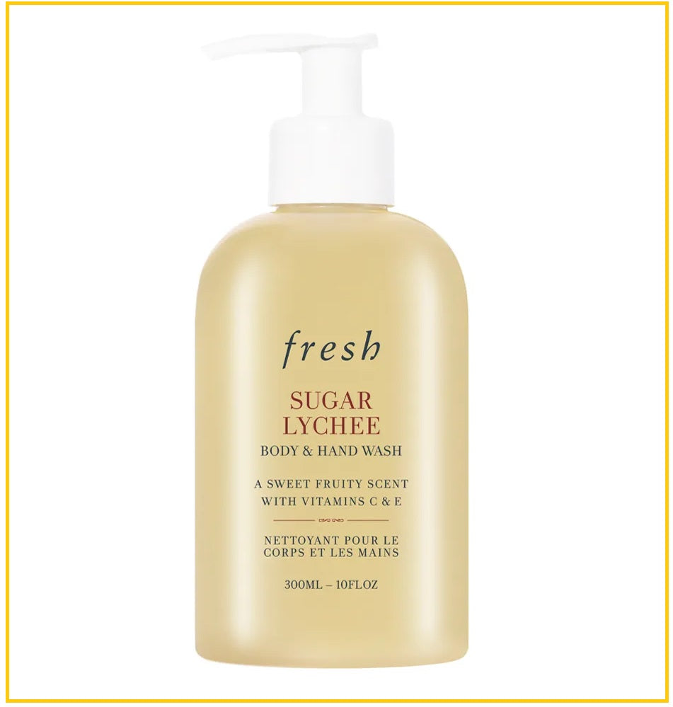FRESH 馥蕾詩淨糖荔枝沐浴啫喱 SUGAR LYCHEE BODY & HAND WASH 300ML