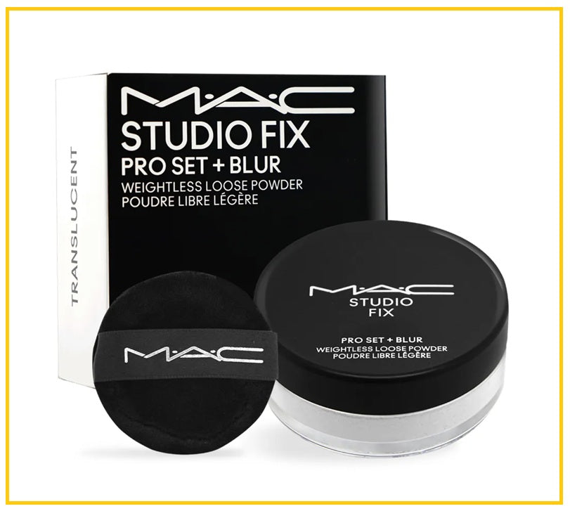 MAC Studio Fix Pro Set + Blur Weightless Loose Powder #Translucent 12g