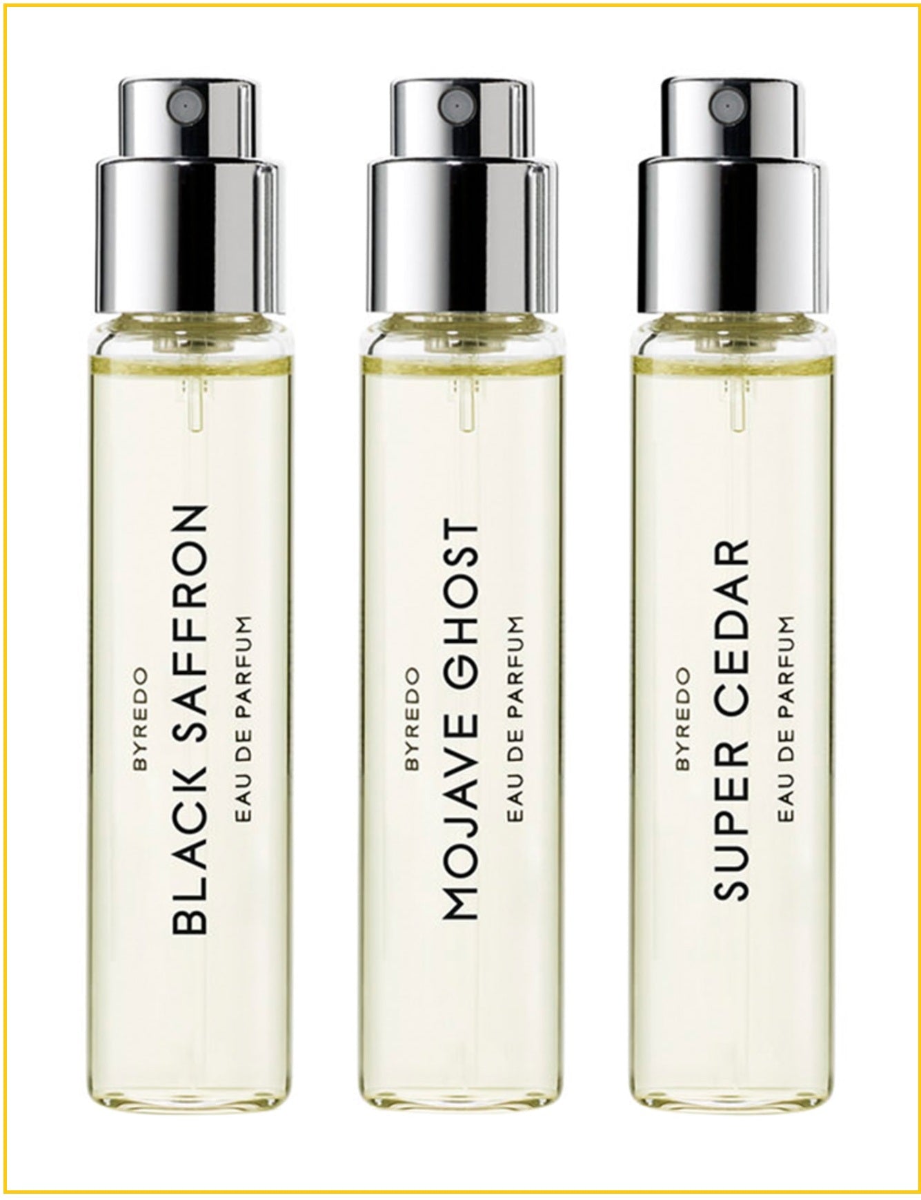 BYREDO LA SELECTION BOISEE MINI DUO SET 12ML X3 香水套裝 (荒漠孤魂 / 超級雪松 / 黑色藏紅花)