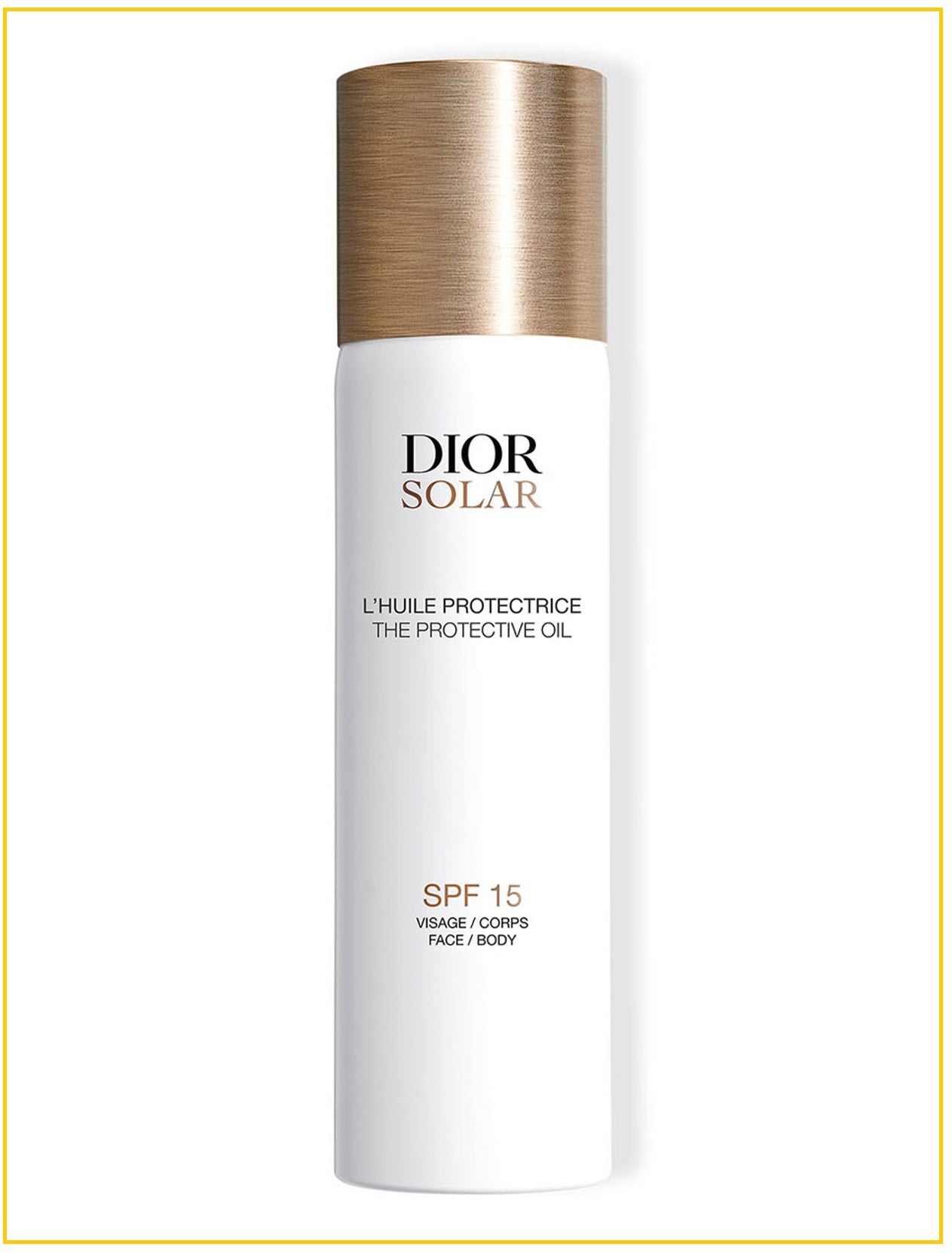 DIOR 迪奥防曬乳 SOLAR THE PROTECTIVE OIL SPF 15+ 125ML
