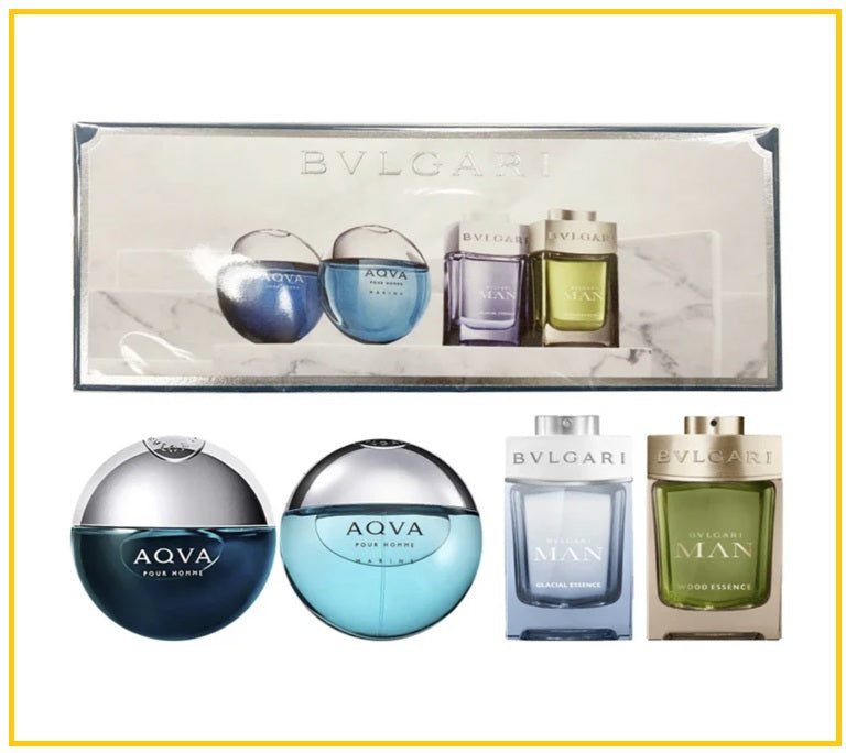 BVLGARI 寶格麗男士香水四件套裝 MINIATURE MEN DUO SET 4.5ML X4