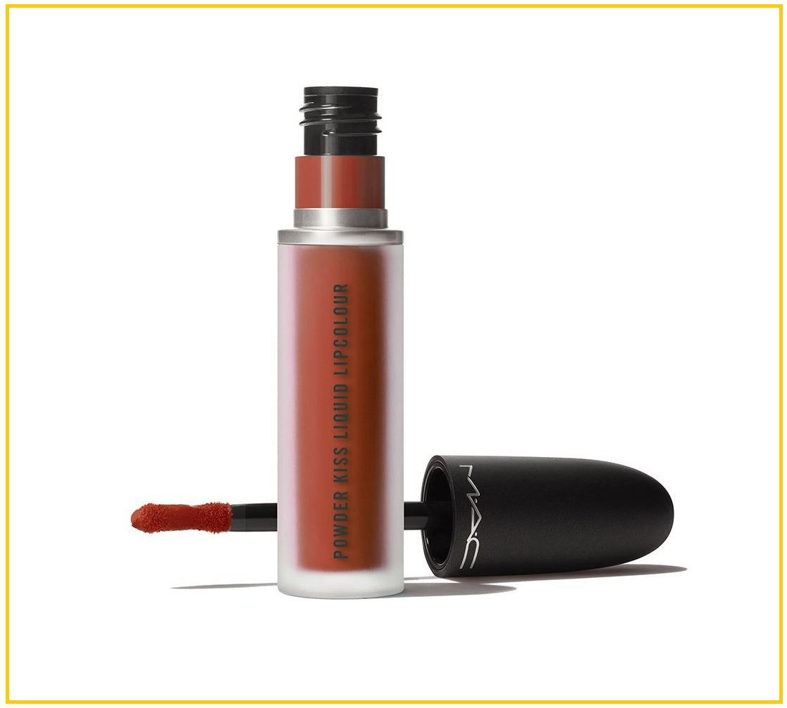 MAC Satin Matte Liquid Lip Gloss Power Kiss Liquid Lipstick #Rhythm N Roses 5ML