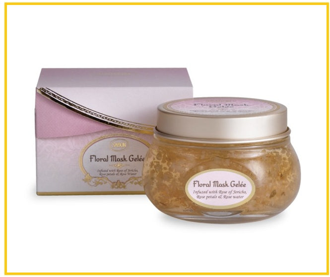 SABON 清新瑩亮玫瑰花瓣保濕面膜 FLORAL GELEE MASK 125ML