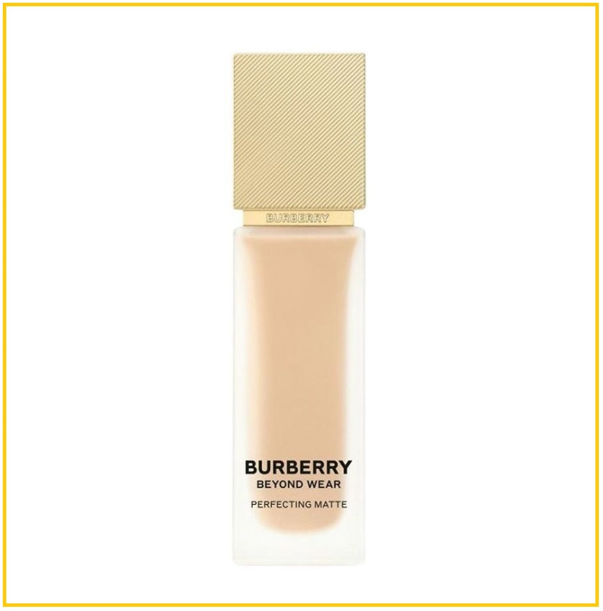 BURBERRY 巴寶莉卓越持妝柔霧粉底液 BEYOND WEAR PERFECTING MATTE FOUNDATION #20 FAIR COOL / #30 LIGHT COOL / #30 LIGHT WARM / #40 LIGHT COOL 30ML