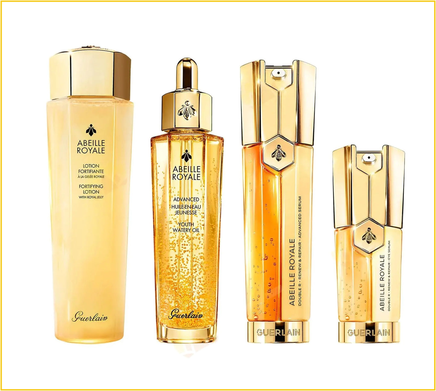 GUERLAIN 4PCS GIFT DUO SET (LOTION 150ML + OIL 50ML + SERUM 50ML + ESSENCE 20ML) 殿級蜂皇4件套裝