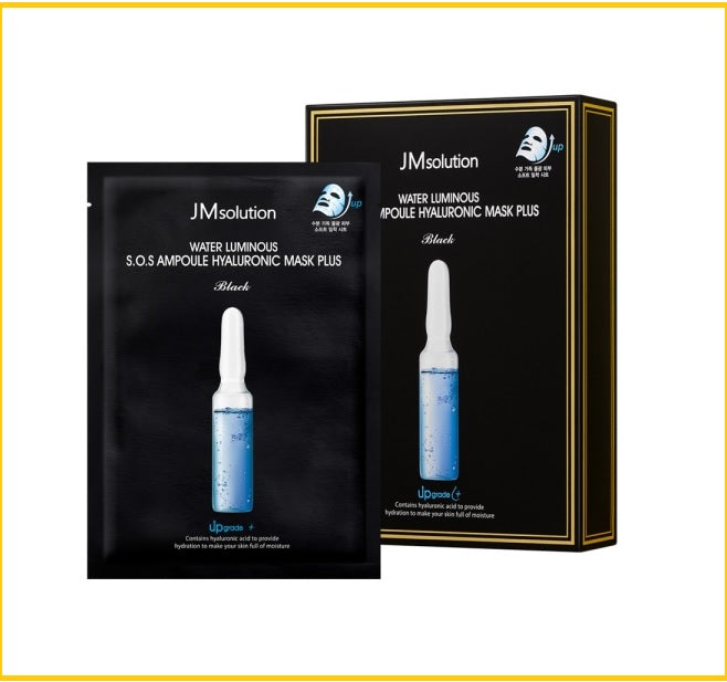 JM SOLUTION 肌司研水滋養急救安瓶透明質酸面膜10片裝 WATER LUMINOUS SOS AMPOULE HYALURONIC MASK 10PCS