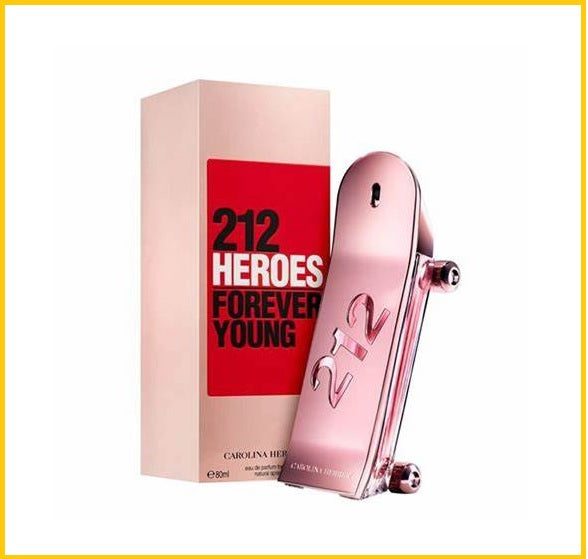 CAROLINA HERRERA 卡羅琳娜海萊拉212粉紅滑板濃香水 LADIES 212 HEROES FOREVER YOUNG EAU DE PARFUM SPRAY 80ML