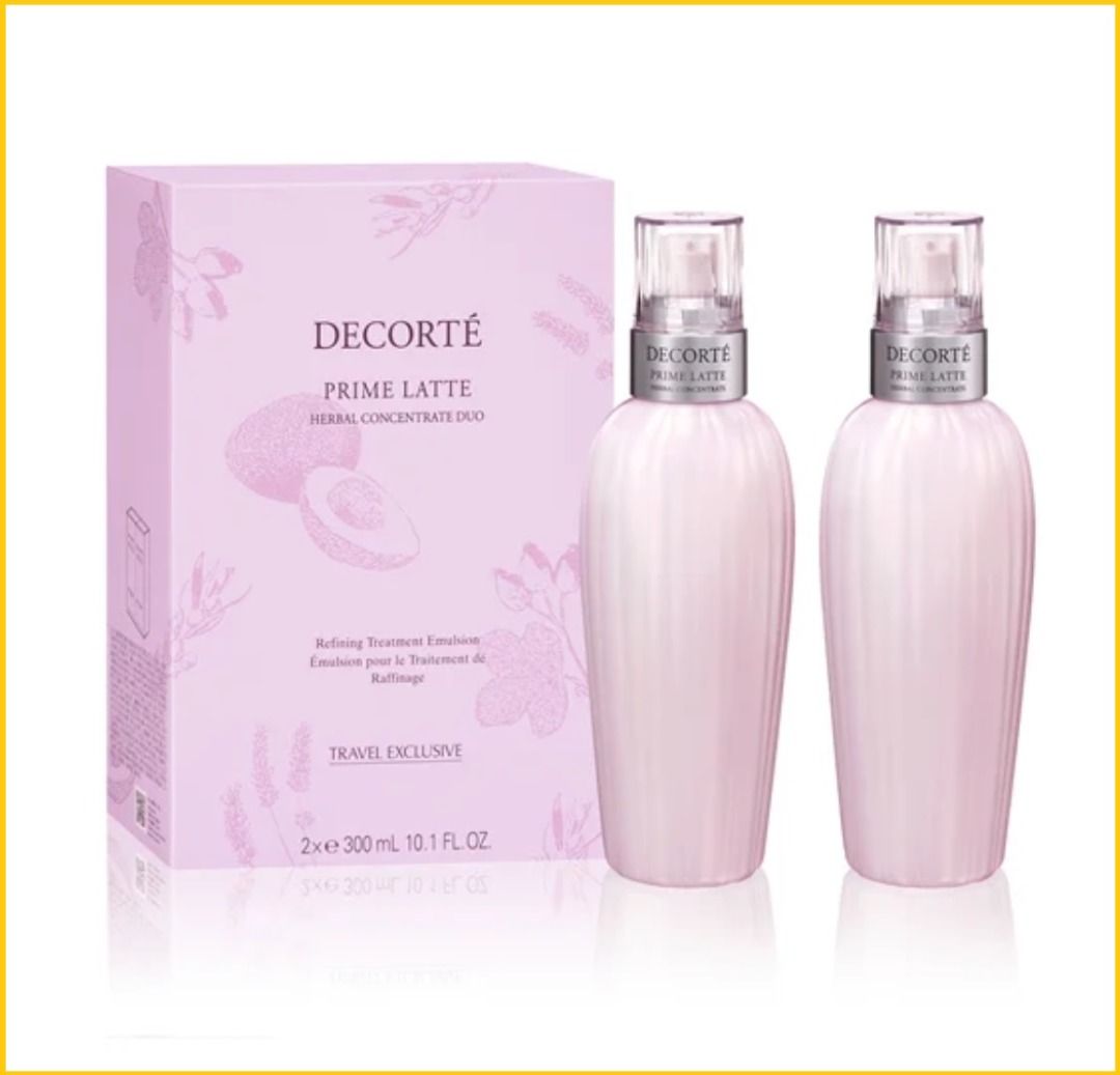 DECORTE 黛珂平衡草本精華乳兩件套裝 PRIME LATTE HERBAL CONCENTRATE DUO SET 300ML X2
