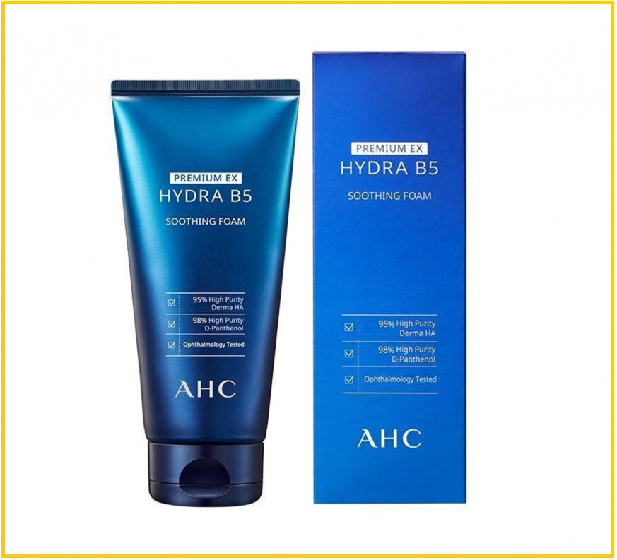 AHC B5玻尿酸洗面膏 PREMIUM HYDRA B5 SOOTHING FOAM 180ML