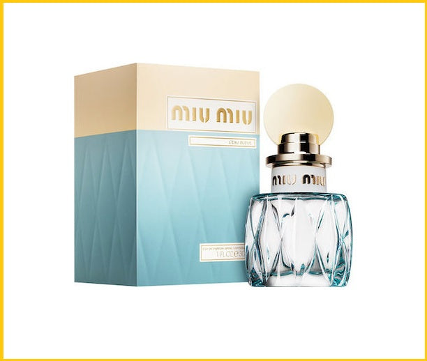 MIU MIU L'EAU BLEUE EAU DE PARFUM SPRAY 30ML Yellow Cap Spring Garden Perfume Spray