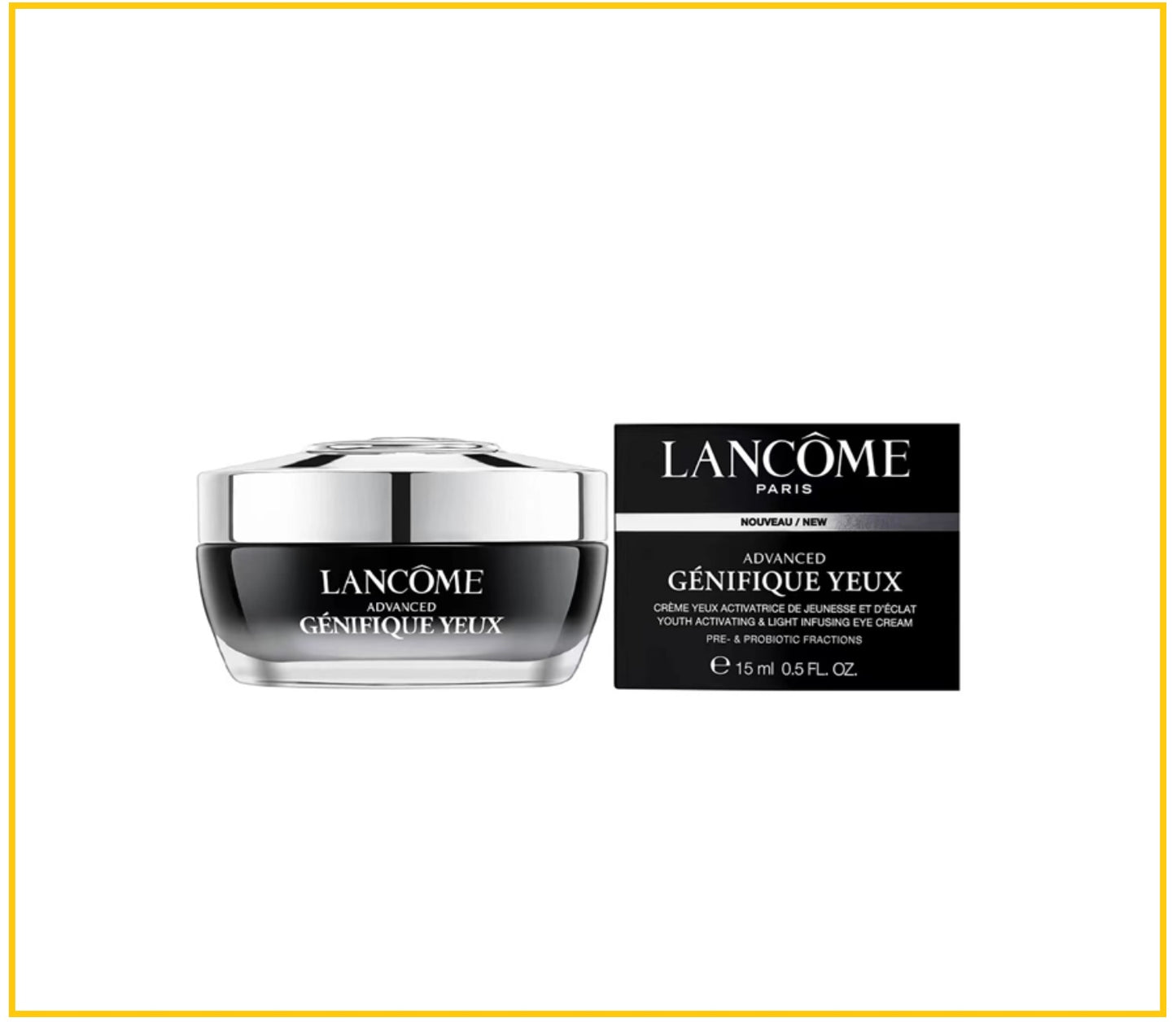 LANCOME 蘭蔻升級版嫩肌活膚發光眼霜 ADVANCED GENIFIQUE EYE CREAM 15ML