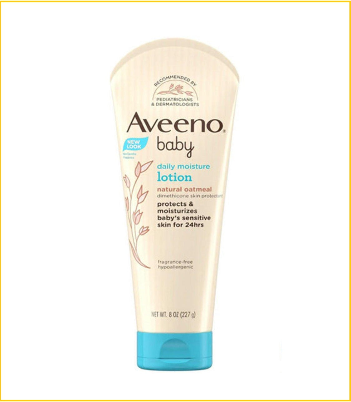 AVEENO BABY DAILY MOISTURE LOTION 227G (LIGHT BLUE) 天然燕麥嬰兒日常保濕乳液 (淺藍色)
