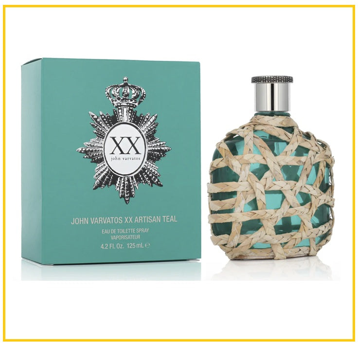JOHN VARVATOS 約翰瓦維托斯藝術工匠藤編綠色香水 XX ARTISAN TEAL EDT 75ML / 125ML