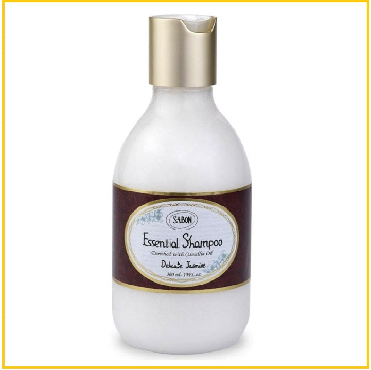 SABON 嬌貴茉莉山茶花全效天然護理洗髮露 HAIR ESSENTIAL SHAMPOO DELICATE JASMINE 300ML