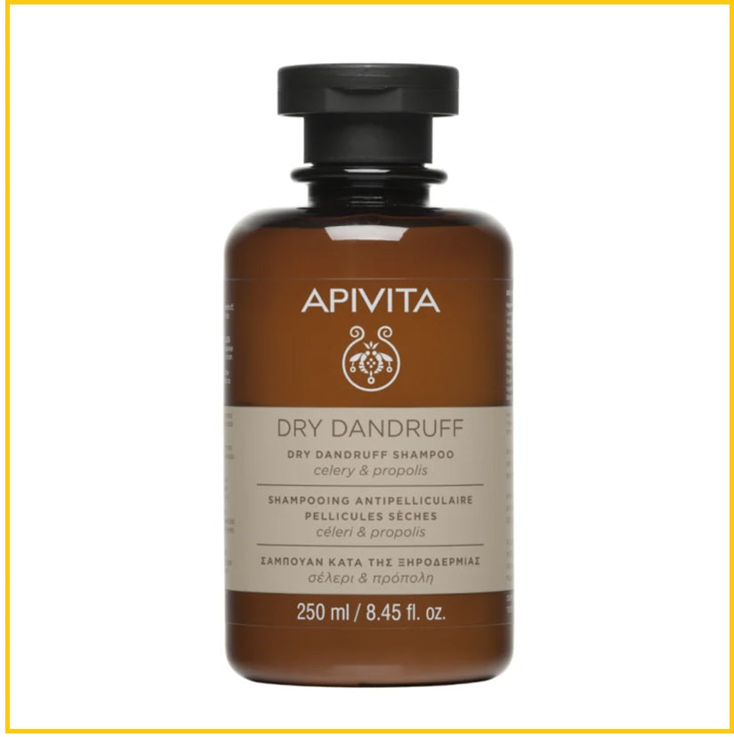 APIVITA 艾蜜塔香芹蜂膠抗頭皮屑洗髮洗頭水 DRY DANDRUFF SHAMPOO WITH CELERY & PROPOLIS 250ML