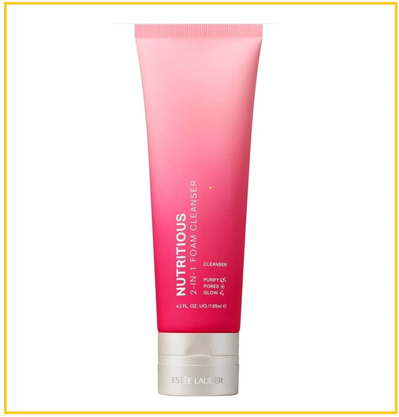 ESTEE LAUDER 雅詩蘭黛鮮活亮採紅石榴二合一潔面乳洗面奶 NUTRITIOUS 2-IN-1 FOAM CLEANSER 125ML